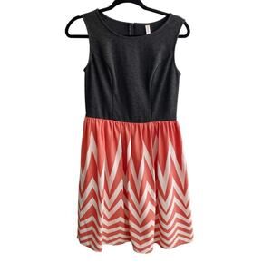 Xhilaration Chevron Sleeveless Mini Dress